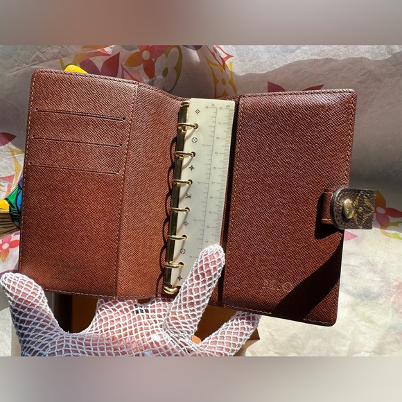 ❤️Louis Vuitton Monogram Murakami “Panda” Small Ring Agenda PM Diary Cover - Picture 9 of 15